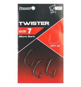 Nash Háčiky Pinpoint Twister 10ks Micro Barbed