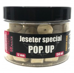 LK Baits Jeseter Special Pellets Pop UP Cheese Fish 12mm 150ml