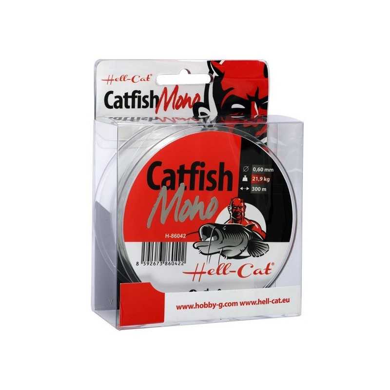 Vlasec Hell-Cat Catfish Mono Clear 0,60mm 21,90kg - 300m