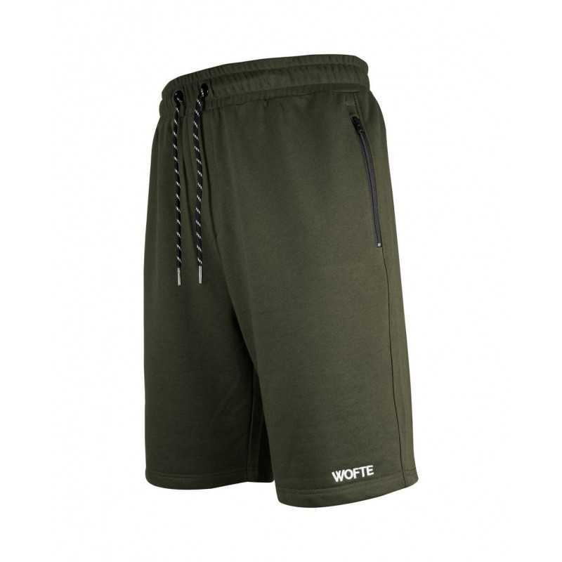 Wofte Krátke nohavice Staple Jogger Shorts – Olive