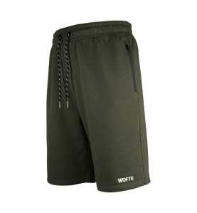 Wofte Krátke nohavice Staple Jogger Shorts – Olive