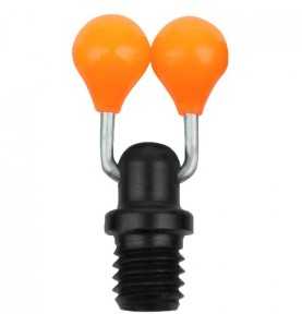 Klip na vlasec Fox Black Label Pivoting Ball Clip  - Oranžový