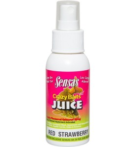 Sensas Posilňovač Crazy Bait Juice Red Strawberry (jahoda) 75ml