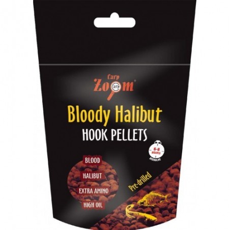 Carpzoom Bloody Halibut Hook Pellets 8mm