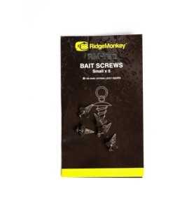 Ridgemonkey Vrtáčiky s krúžkom Hook Ring Bait Screws