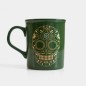 KUMU keramický hrnček s logom DEATH RIG zelený