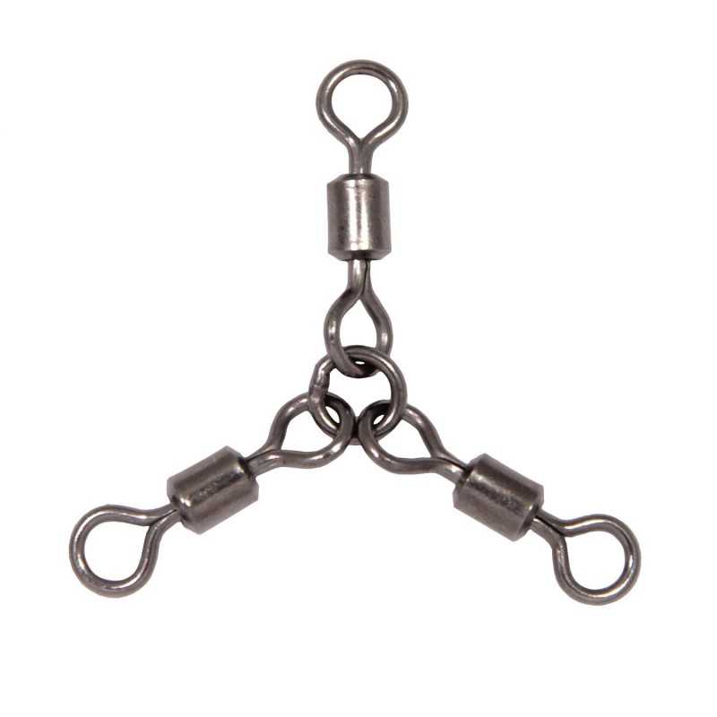 Pevnostný trojcestný obratlík Hell-Cat Heavy Triple Swivel 140kg (1ks)