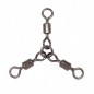 Pevnostný trojcestný obratlík Hell-Cat Heavy Triple Swivel 140kg (1ks)