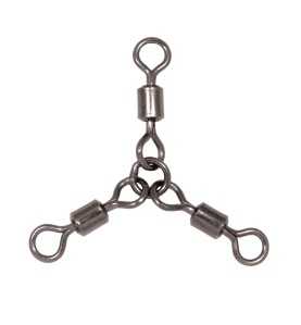 Pevnostný trojcestný obratlík Hell-Cat Heavy Triple Swivel 140kg (1ks)