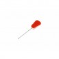 Boilie ihla CRU baiting needle - Short clasp needle - Red