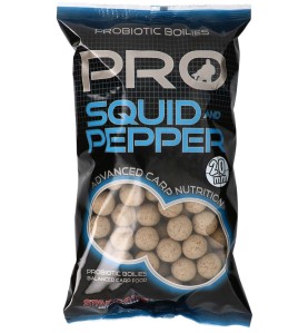 Starbaits Pro Squid & Pepper Boilies 20mm 1kg