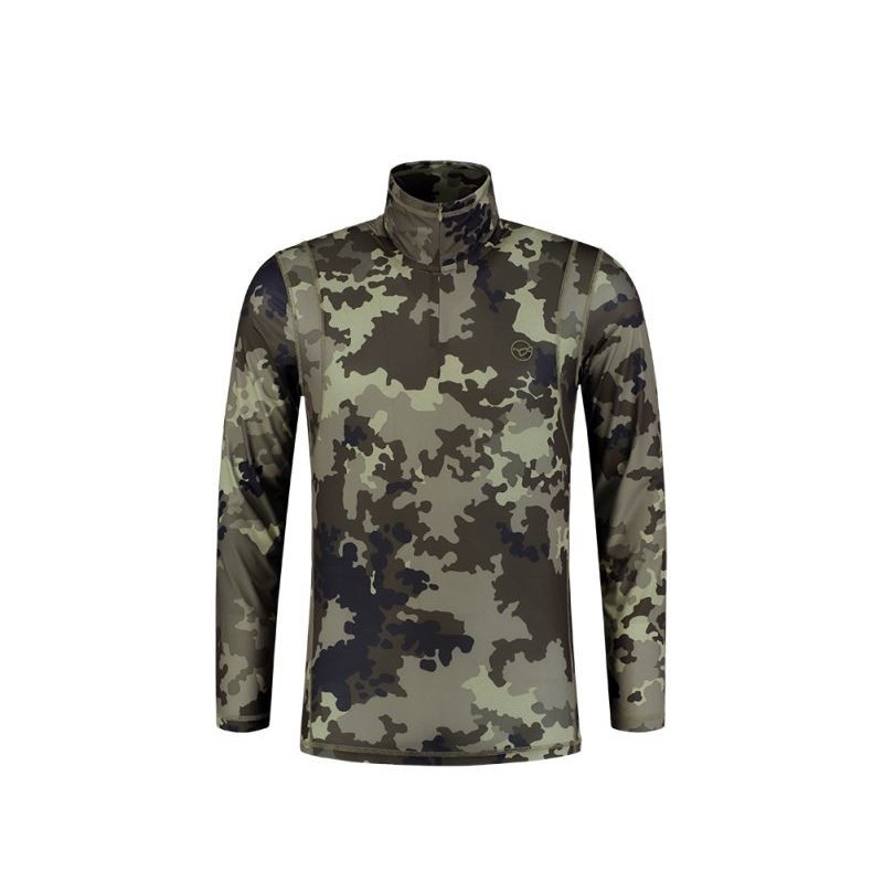 Korda Trčiko Kool Quick Dry Long Sleeve Neck Kamo