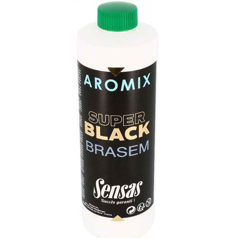 Sensas Tekutý Booster Aromix Black Brasem Čierny pleskáč 500ml