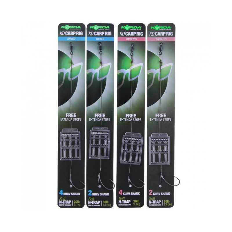 Korda Náväzec N-Trap KD Rig veľ.2 B Kurv 20lb Bez protihrotu