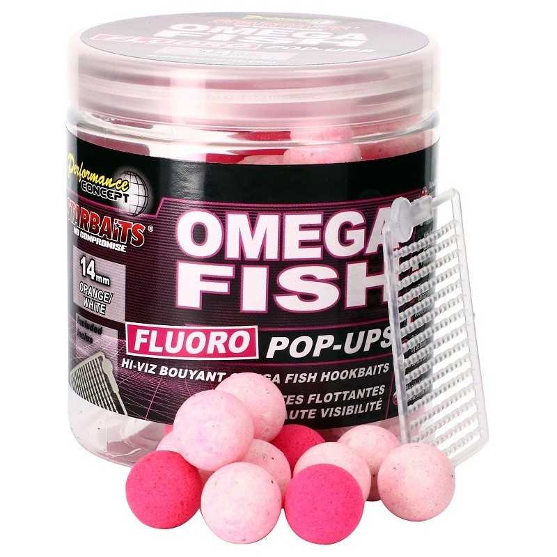 Starbaits Omega Fish - Boilie FLUO plávajúce 80g 14mm Starbaits Omega Fish - Boilie FLUO plávajúce 80g 14mm