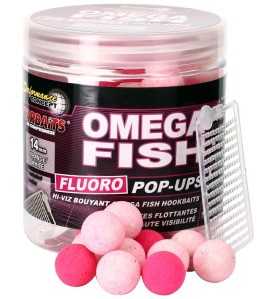 Starbaits Omega Fish - Boilie FLUO plávajúce 80g 14mm