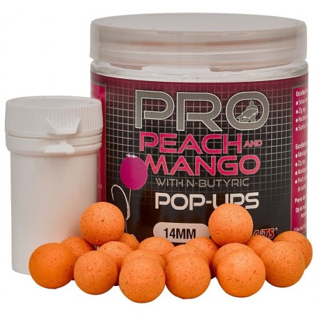 Starbaits Pro Peach & Mango - Boilie plávajúce 60g 14mm