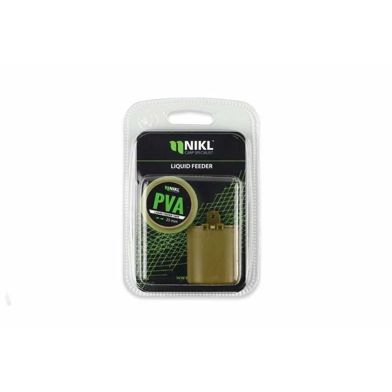Nikl Set Krmítko Liquidfeeder 40g + PVA Liquid Tape 7m