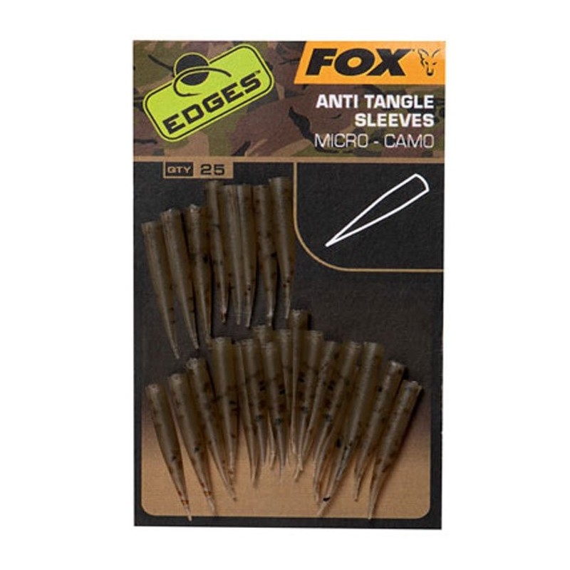 Fox Edges Camo Micro Anti Tangle Sleeves 25ks