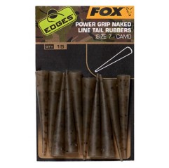 Fox Edges Camo Power Grip Naked Line Tail Rubbers veľ. 7 10ks