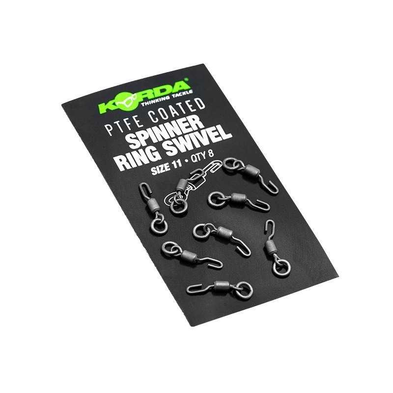 Korda Obratlík PTFE Spinner Ring Swivel veľ.11 8ks