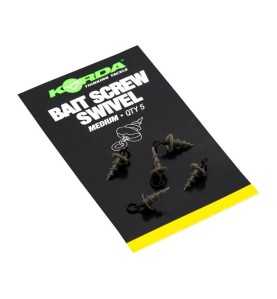 Korda Bait Screw Swivel Medium 5ks