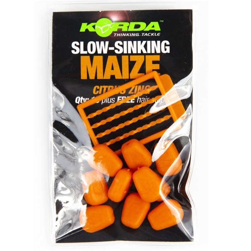 Korda Slow Sinking Maize Citrus Zing Oranžová - Pomaly potápavá umelá kukurica