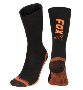 Fox Ponožky Collection Black Orange Thermolite Long Sock veľ. 10-13/44-47