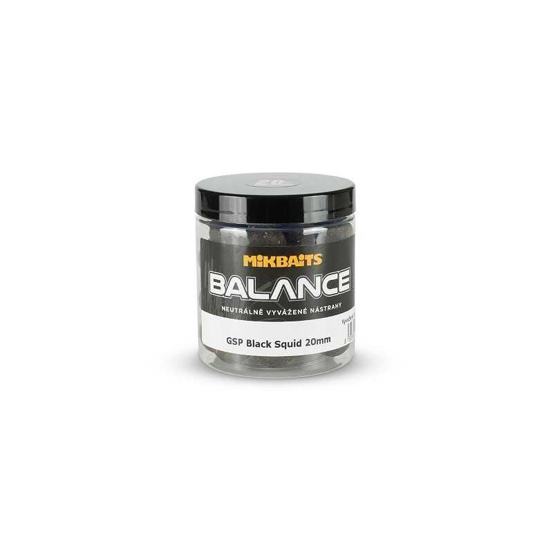 MIKBAITS Gangster Balance boilies GSP Black Squid 24mm / 250ml
