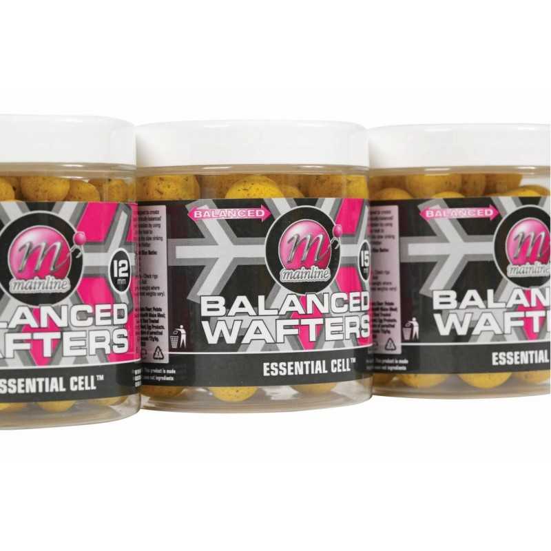 Mainline Balanced Wafters Hybrid 15mm neutrálne vyvážené boilie