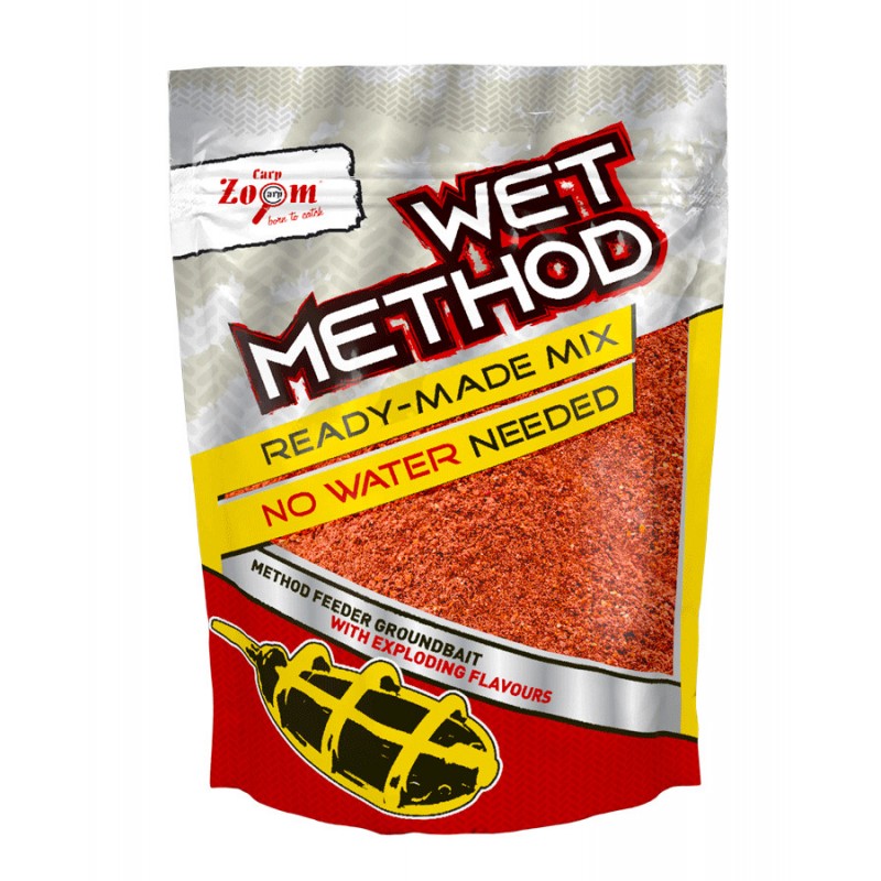Carpzoom Wet Method krmivo jahoda-ryba 850g