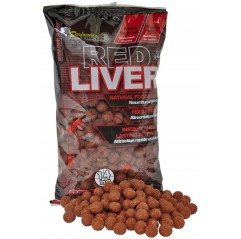 Starbaits Red Liver - Boilie potápavé 1kg 14mm