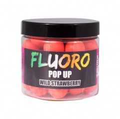 LK baits POP-UP Fluoro Wild Strawbery 18mm - plávajúce bolies