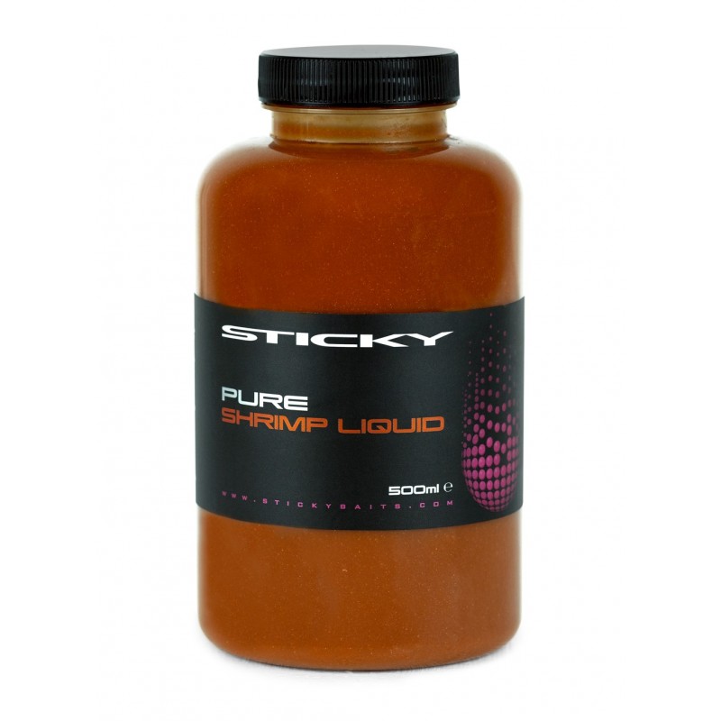 Sticky Baits PURE SHRIMP Liquid 500ml - Krevetový Hydrolyzát