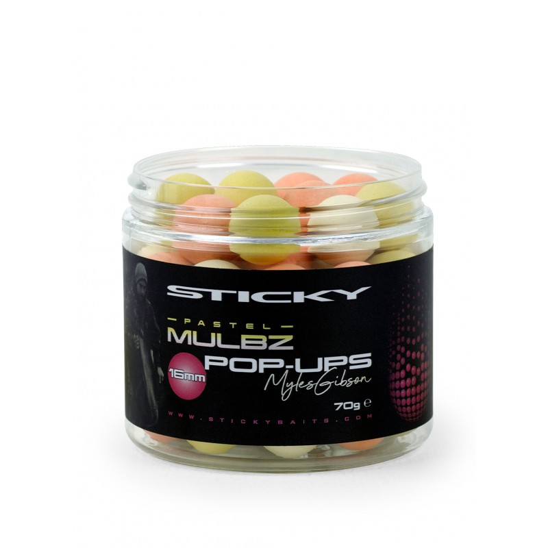 Sticky Baits Plávajúce Boilies MULBZ Pastel Pop-Ups 14mm - 70g