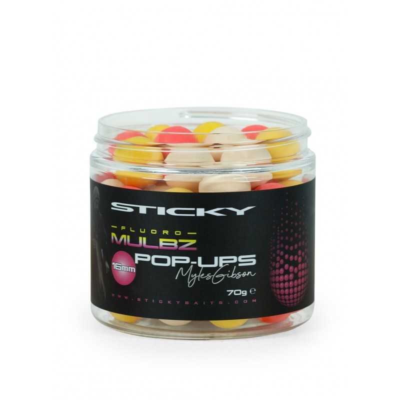 Sticky Baits Plávajúce Boilies MULBZ Fluoro Pop-Ups 14mm - 70g Sticky Baits Plávajúce Boilies MULBZ Fluoro Pop-Ups 14mm - 70g