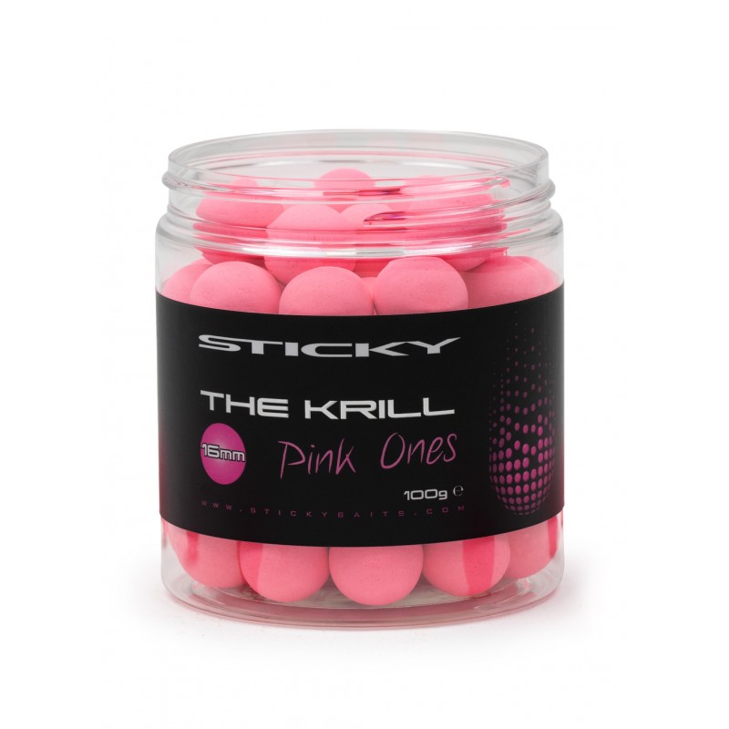 Sticky Baits The KRILL Pink Ones Plávajúce Pop-Ups 14mm - 100g