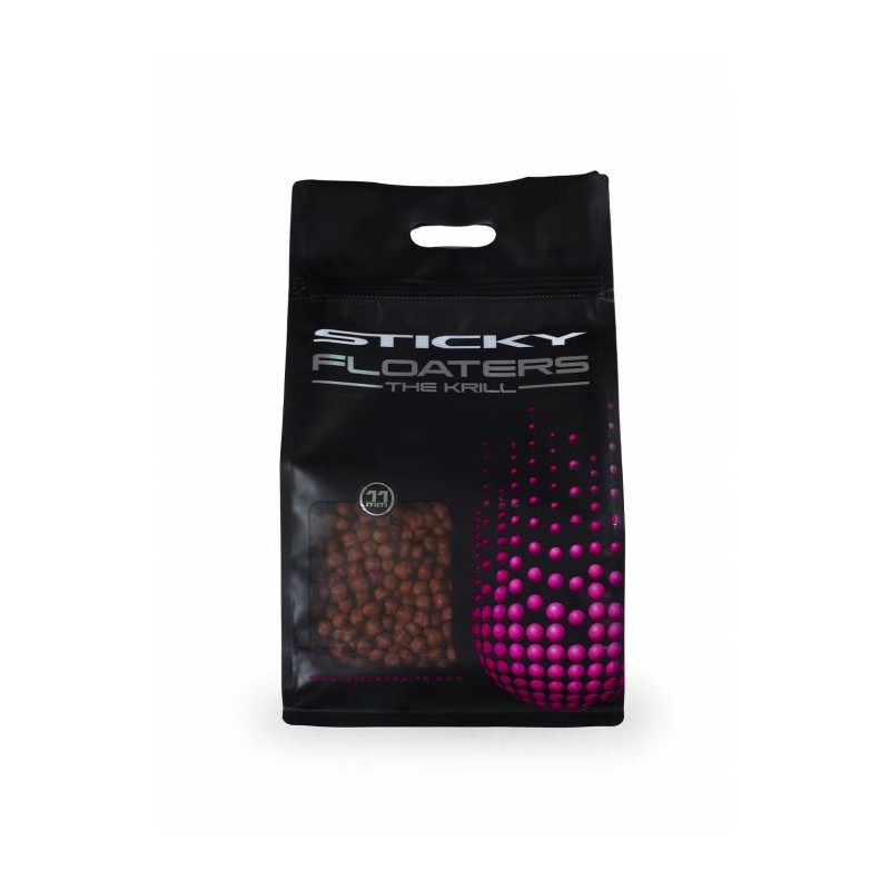 Sticky Baits Floaters - The KRILL Plávajúce pelety 6mm - 3kg