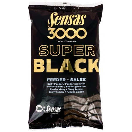 Sensas Krmivo 3000 Dark Salty Feeder (feeder-čierne-slané) 1kg