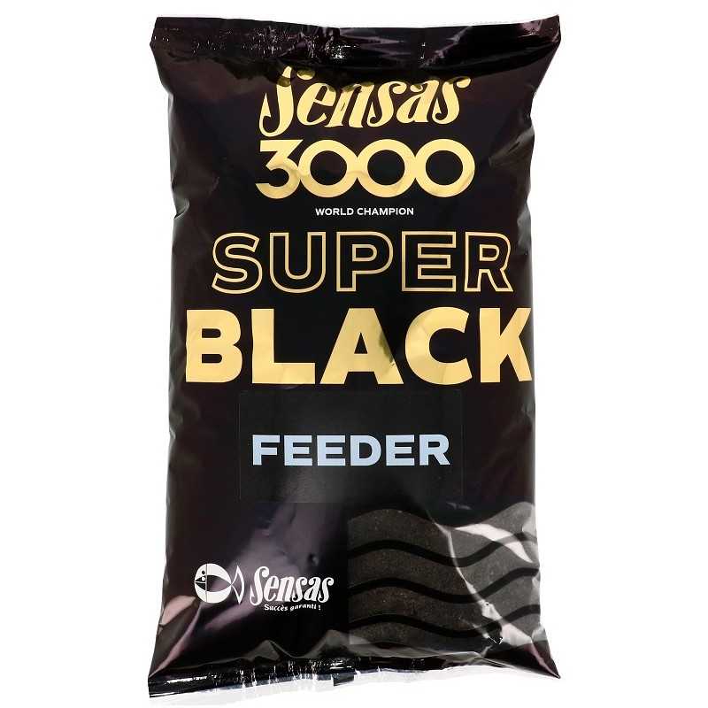 Sensas Krmivo 3000 Super Black (Feeder-čierne) 1kg Sensas Krmivo 3000 Super Black (Feeder-čierne) 1kg