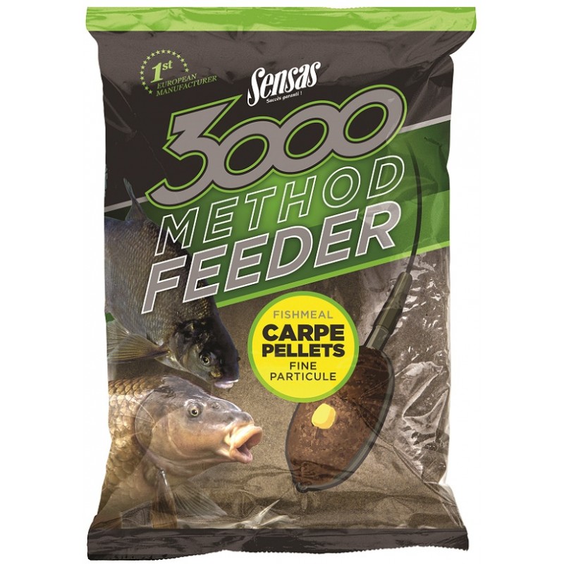 Sensas Krmivo 3000 Method Carpe Pellets 1kg