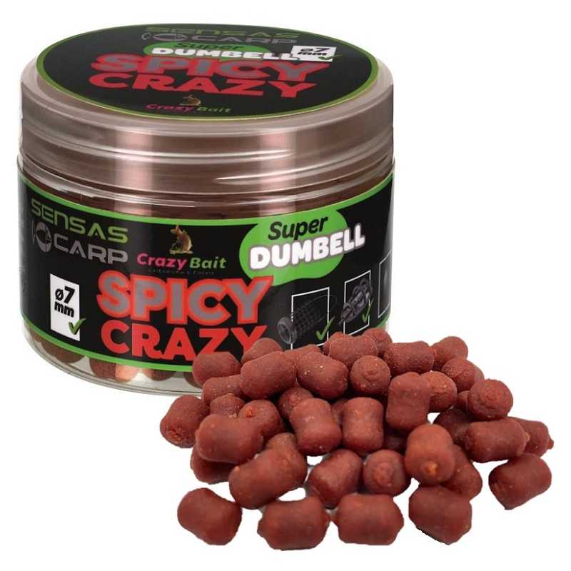 Sensas Dumbell Spicy Crazy Korenie 7mm 80g Sensas Dumbell Spicy Crazy Korenie 7mm 80g