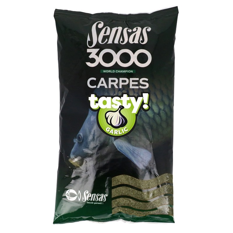 Sensas Krmivo 3000 Carp Tasty Garlic Kapor Cesnak 1kg