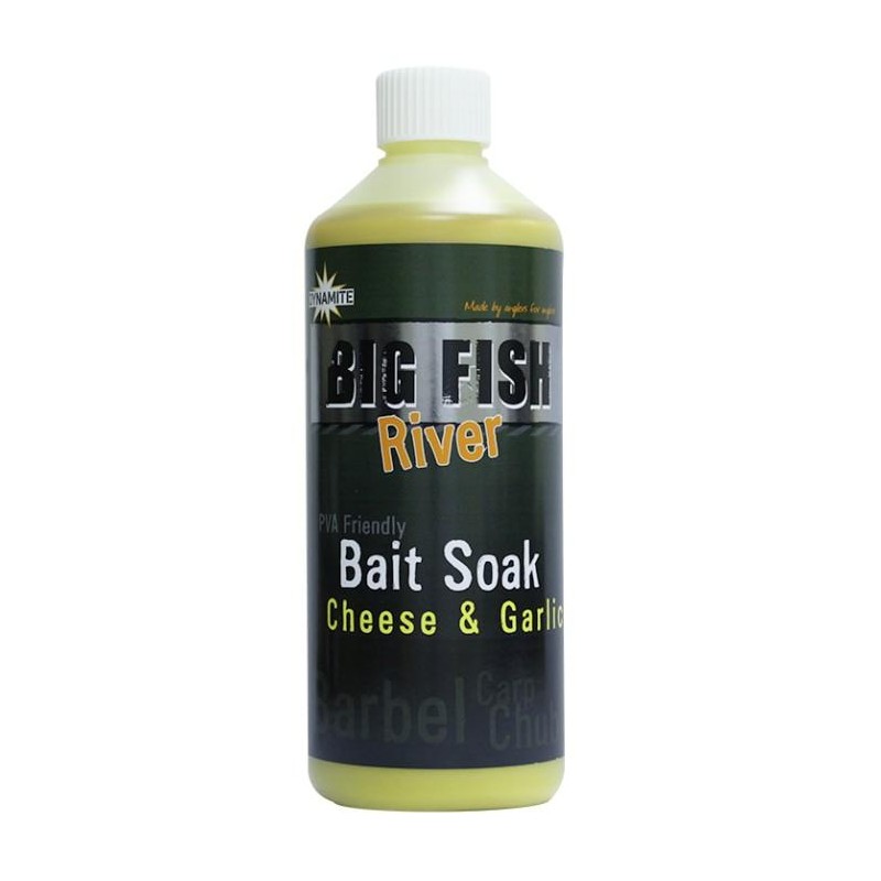 Dynamite Baits Bait Soak Big Fish River Cheese&Garlic 500ml