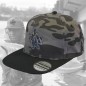 VASS Šiltovka Snapback Black Camo