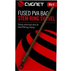 Cygnet Montáž Na Inline Olovo Fused PVA Bag Stem Ring Swivel