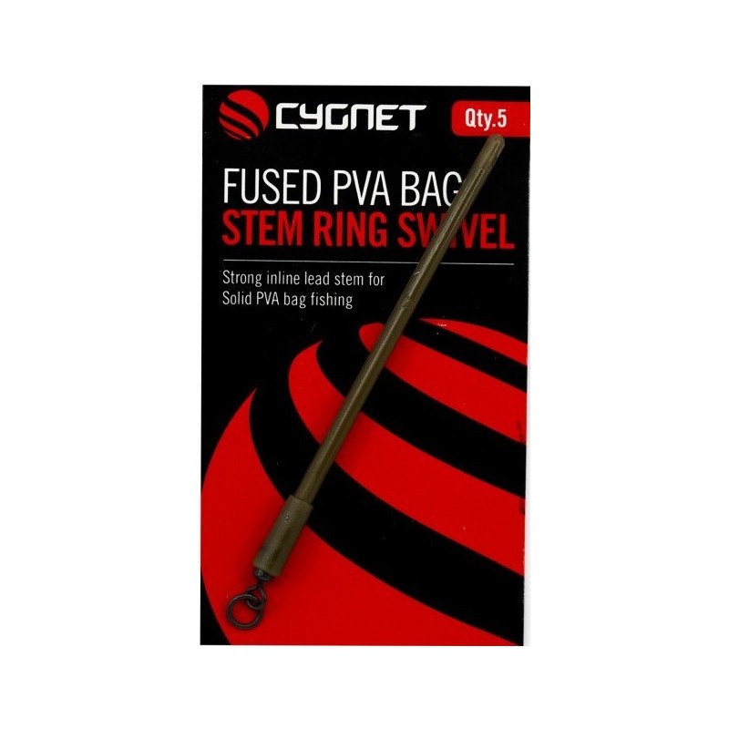 Cygnet Montáž Na Inline Olovo Fused PVA Bag Stem Ring Swivel