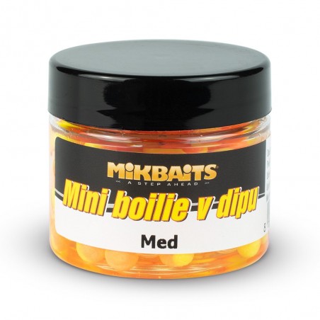 Mikbaits Mini Boilies v dipe 50ml - Med