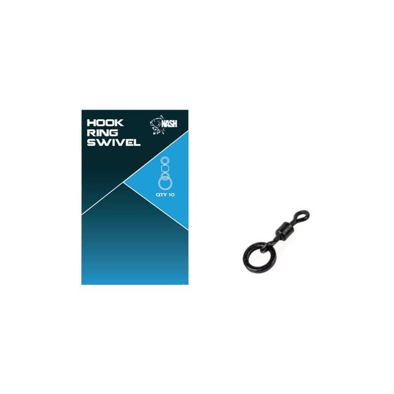 Nash Obratlík Hook Ring Swivel 10ks