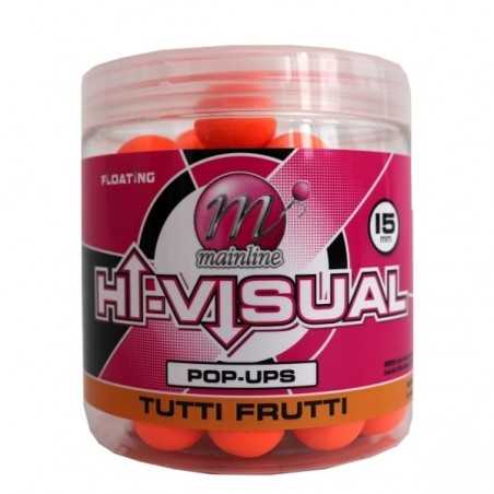 Mainline Plávajúce Boilie Pop Up Hi-Visual 15mm Tutti Frutti